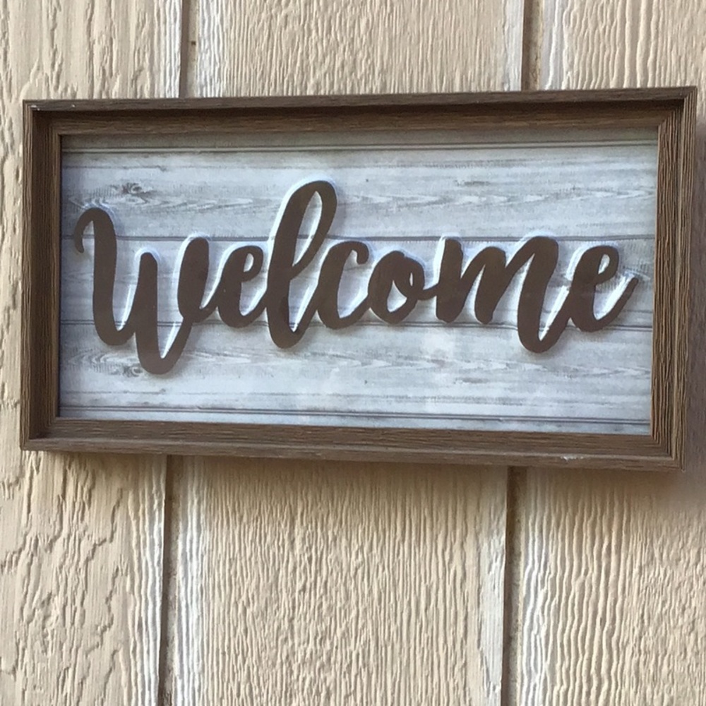 WELCOME SIGN